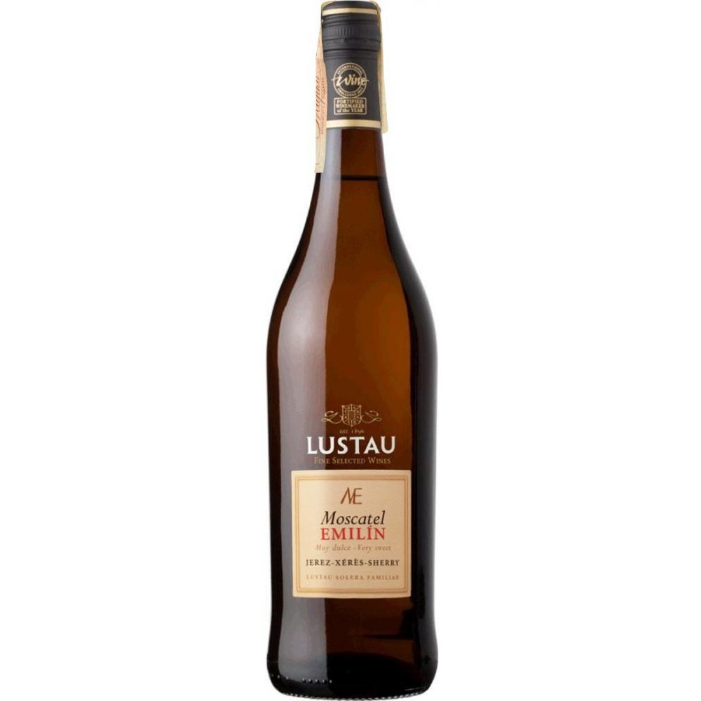 Emilio Lustau Вино Херес  Moscatel Emilin Sherry 0,75 л солодке херес біле (8412325000245) - зображення 1