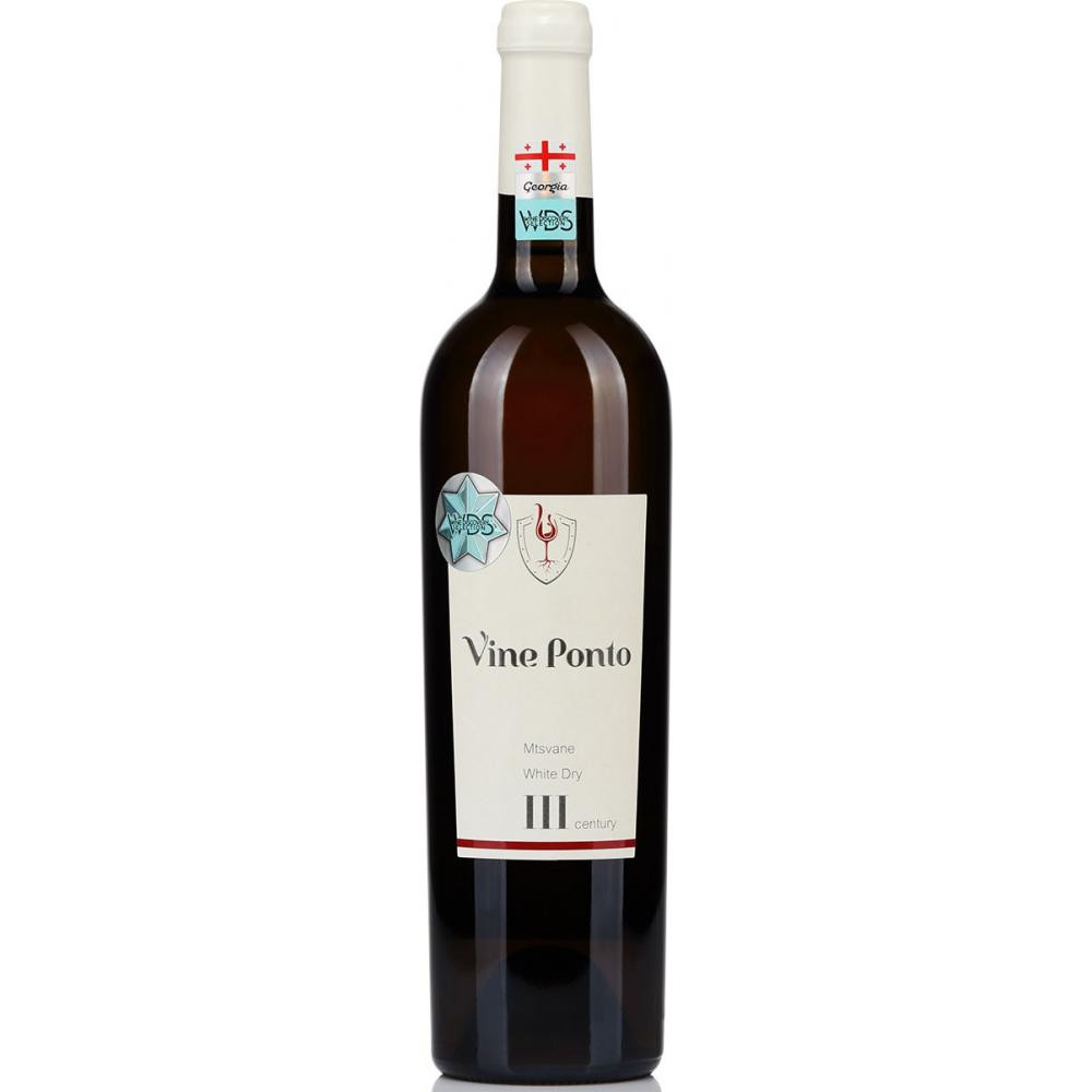 Vine Ponto Вино  Mtsvane 0,75 л сухе тихе біле (4860110320032) - зображення 1