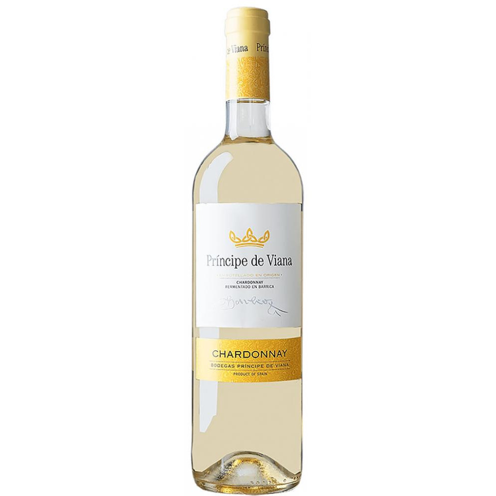 Principe De Viana Вино  Chardonnay 0,75 л сухе тихе біле (8411971070312) - зображення 1