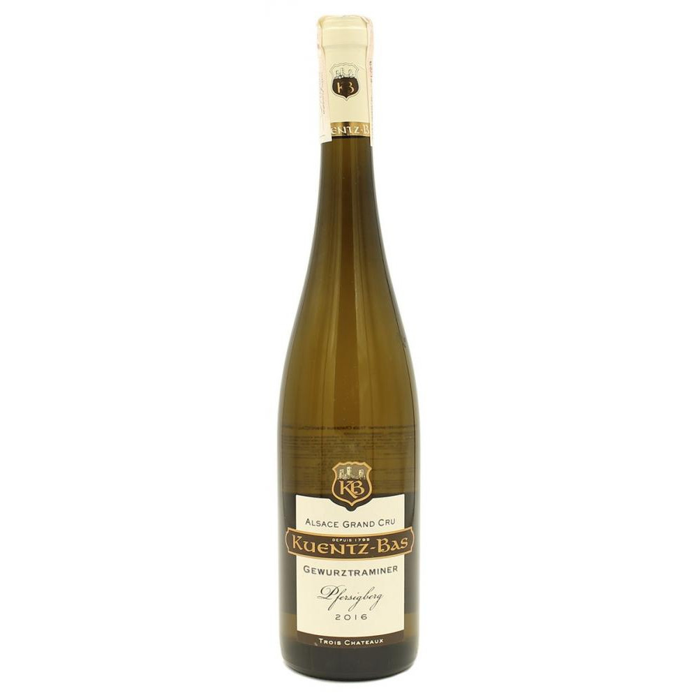Kuentz-Bas Вино  Gewurztraminer Grand Cru Pfersigberg Trois Chateaux 0,75 л солодке тихе біле (3299224882302) - зображення 1