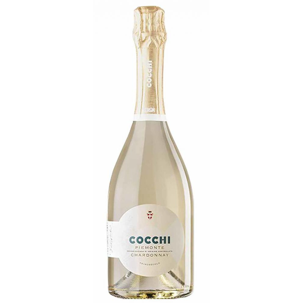 Cocchi Вино  PrimoSecolo Piemonte Chardonnay 0,75 л брют ігристе біле (8007117010030) - зображення 1