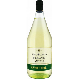 Cavicchioli Вино  Vino Bianco Frizzante Amabile 1,5 л напівсолодке ламбруско (lambrusco) біле (8001900152037)