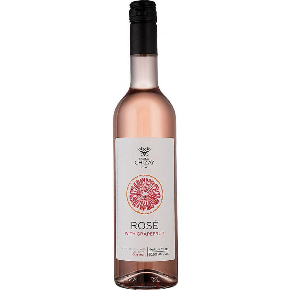 Chateau Chizay Вино  Rose с грейпфрутом 0,75 л напівсолодке тихе рожеве (4820001633405) - зображення 1