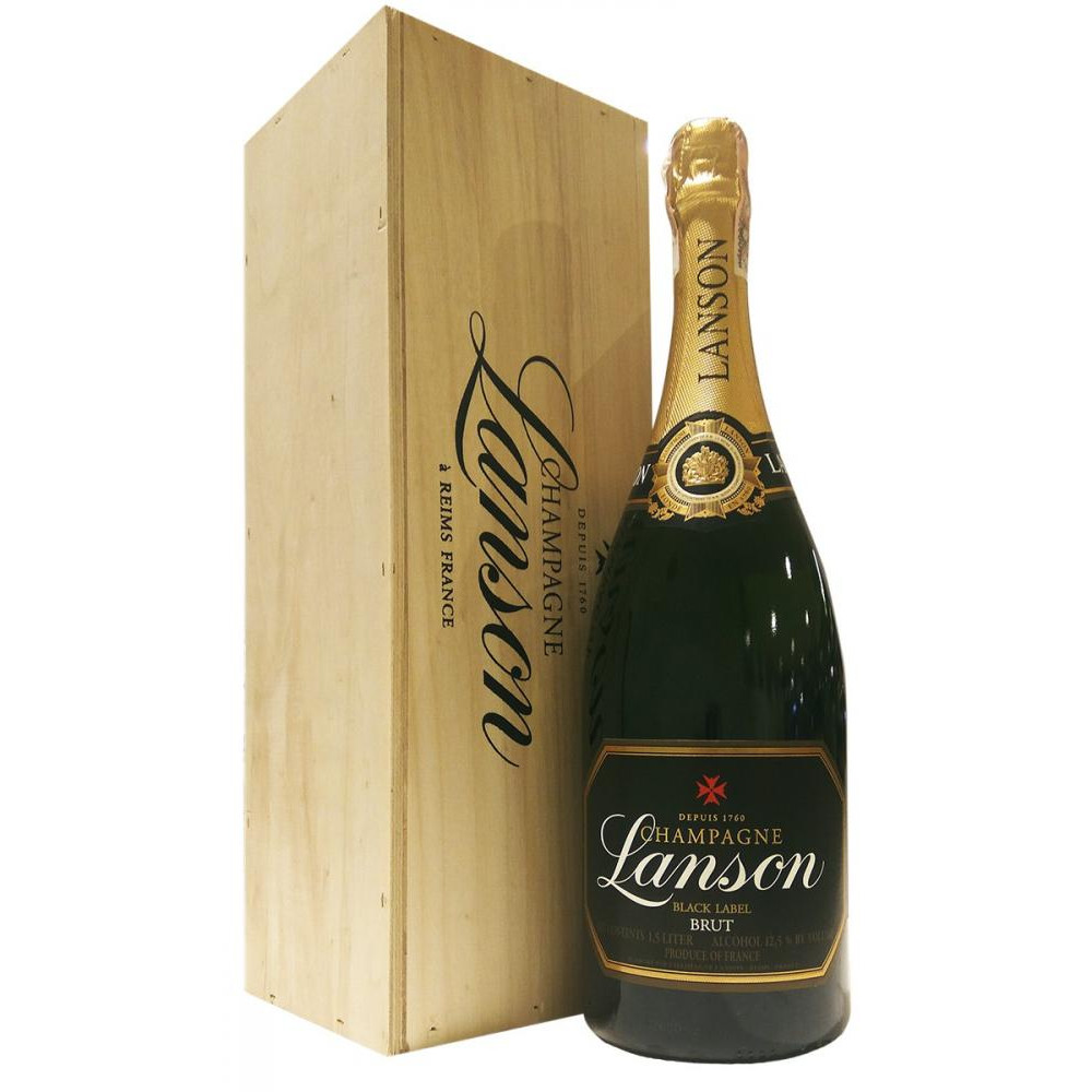Lanson Вино Champagne  Black Label Brut 1,5 л брют ігристе біле (3029440000422) - зображення 1