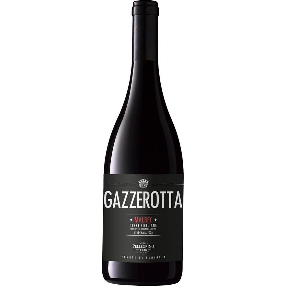 Carlo Pellegrino Вино  Gazzerotta Malbec Terre Siciliane 0,75 л сухе тихе червоне (8004445029611) - зображення 1