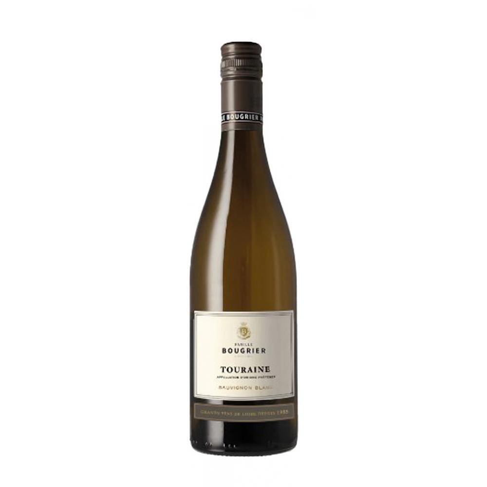 Famille Bougrier Вино Bougrier Touraine Sauvignon Blanc 0,75 л сухе тихе біле (3172259001118) - зображення 1