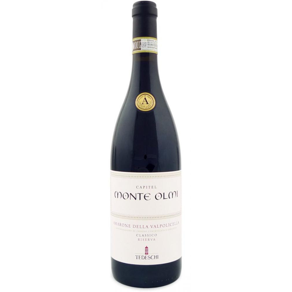 Tedeschi Вино Capitel Monte Olmi - Amarone della Valpolicella Classico 0,75 л сухе тихе червоне (801917100017 - зображення 1