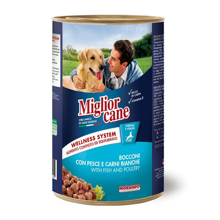 Morando Migliorcane With Fish and White meats 1250 г (8007520011488) - зображення 1
