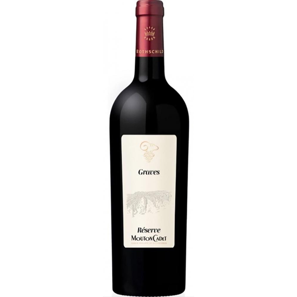 Baron Philippe de Rothschild Вино  Reserve Mouton Cadet Graves Rouge 0,75 л сухе тихе червоне (3262151100757) - зображення 1