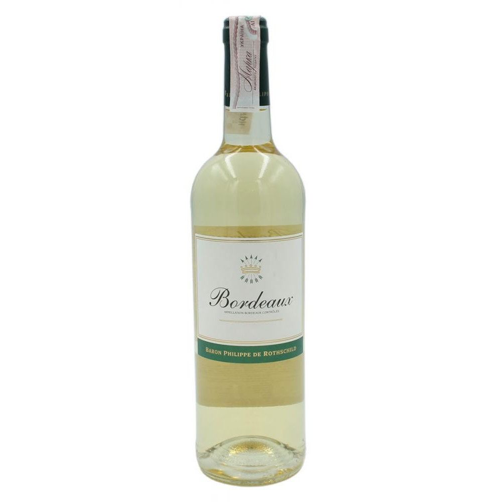 Baron Philippe de Rothschild Вино  Bordeaux Blanc 0,75 л сухе тихе біле (3262152254756) - зображення 1