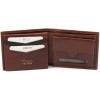 Karya Шкіряний чоловічий гаманець у коричневому кольорі під картки та дрібниця  (19894) - зображення 2