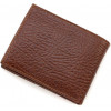 Karya Шкіряний чоловічий гаманець у коричневому кольорі під картки та дрібниця  (19894) - зображення 3