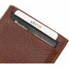 Karya Шкіряний чоловічий гаманець у коричневому кольорі під картки та дрібниця  (19894) - зображення 7
