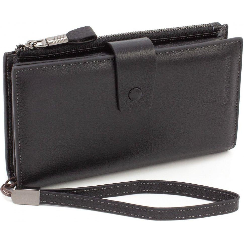 Marco Coverna Шкіряний дорожній гаманець для подорожей  (1426 black) - зображення 1