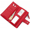 ST Leather Червоний жіночий купюрник з зернистою шкіри з осередками для карт  (15385) - зображення 5