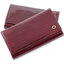 ST Leather Лаковый женский кошелек бордового цвета  (16277) (S8001A Bordeaux)