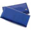 ST Leather Лаковый синий кошелек с узором под рептилию  (16309) (S1001A Blue) - зображення 4