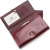ST Leather Лаковый кошелек бордового цвета под много карточек  (16290) (S9001A Bordeaux) - зображення 3