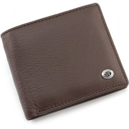 ST Leather Коричневый мужской кошелек на магнитах  (16526) (ST-4 coffee)
