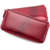 ST Leather Большой лаковый кошелек красного цвета на молнии  (16324) (S7001A Red) - зображення 4