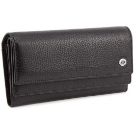 ST Leather Кожаный черный кошелек с отделением для карт  (16811) (ST9-103 black)