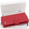 ST Leather Длинный женский кожаный кошелек красного цвета  (15338) (ST026 red) - зображення 7