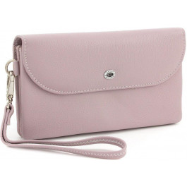 ST Leather Темно-розовый длинный женский кошелек-клатч из натуральной кожи  (14036) (ST023 dark pink)