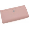 ST Leather Светло-розовый крупный кошелек из натуральной кожи с клапаном на кнопке  (15343) (ST020 pink) - зображення 4