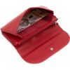 ST Leather Красный женский кошелек-клатч из натуральной кожи с клапаном на кнопке  (14030) (ST023 red) - зображення 2