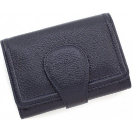 Tony Bellucci Кожаный кошелек темно-синего цвета из кожи с выраженной фактурой  (12468) (T882-1170 navy)