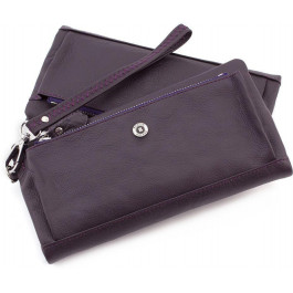 Boston Женский кожаный кошелек фиолетового цвета  (16061)
