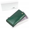 ST Leather Лаковый кошелек с монетницей на защелке  (16275) (S8001A Green) - зображення 7