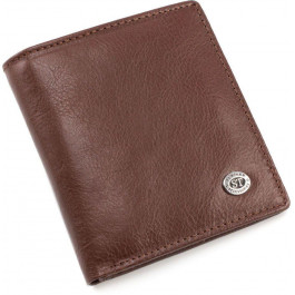 ST Leather Кожаный мужской кошелек без монетницы  (16548) (B-MS33 coffee)