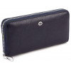 ST Leather Женский кожаный кошелек большого размера  (16656) (ST201 Dark Blue NEW) - зображення 1