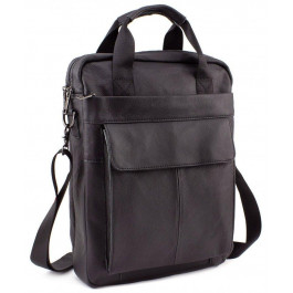 Leather Collection Мужская сумка крупного размера с двумя ручками  (10074) (8861-2 black)