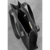 BlankNote Черная сумка шоппер из натуральной кожи на молнии  Бэтси (12637) - зображення 6