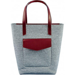 BlankNote Женская сумка шоппер  бордовая (BN-BAG-17-felt-vin)