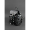 BlankNote Женская кожаная сумка-рюкзак  Олсен BN-BAG-13-onyx Оникс - зображення 6
