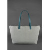 BlankNote Женская кожаная сумка-шоппер  Пазл XL BN-BAG-34-malachite Малахит - зображення 5
