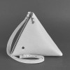 BlankNote Женская кожаная сумка-клатч  Пирамида BN-BAG-25-white Белая - зображення 3
