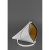 BlankNote Женская кожаная сумка-клатч  Пирамида BN-BAG-25-white Белая - зображення 5