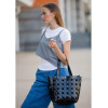 BlankNote Женская кожаная сумка-шоппер  Пазл L BN-BAG-33-ygol Уголь - зображення 2