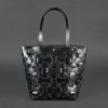 BlankNote Женская кожаная сумка-шоппер  Пазл L BN-BAG-33-ygol Уголь - зображення 3
