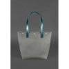 BlankNote Женская кожаная сумка-шоппер  Пазл L BN-BAG-33-malachite Малахит - зображення 5