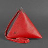 BlankNote Женская кожаная сумка-клатч  Пирамида BN-BAG-25-rubin Рубин - зображення 3