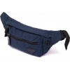 Vintage Темно-синя практична чоловіча сумка-бананка з нейлону  (20637) - зображення 1