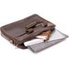 Vintage Коричневая мужская сумка для ноутбука из натуральной кожи  (20391) - зображення 5