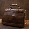 Vintage Коричневая мужская сумка для ноутбука из натуральной кожи  (20391) - зображення 6
