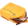 SHVIGEL Яскравий жіночий рюкзак жовтого кольору з натуральної шкіри  (16321) - зображення 5