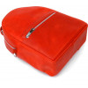 SHVIGEL Компактний жіночий рюкзак червоного кольору з натуральної шкіри  (16312) - зображення 3